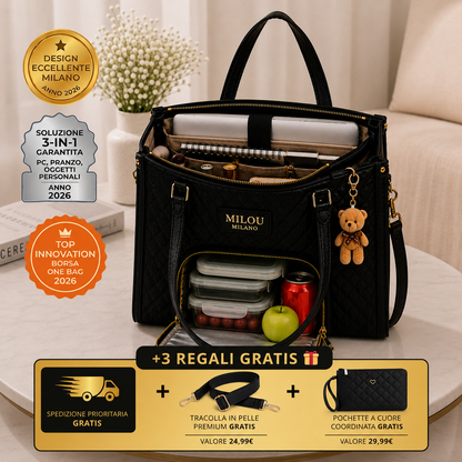 Milou Milano - OneBag™ 3 in 1 + Pochette e Tracolla in REGALO