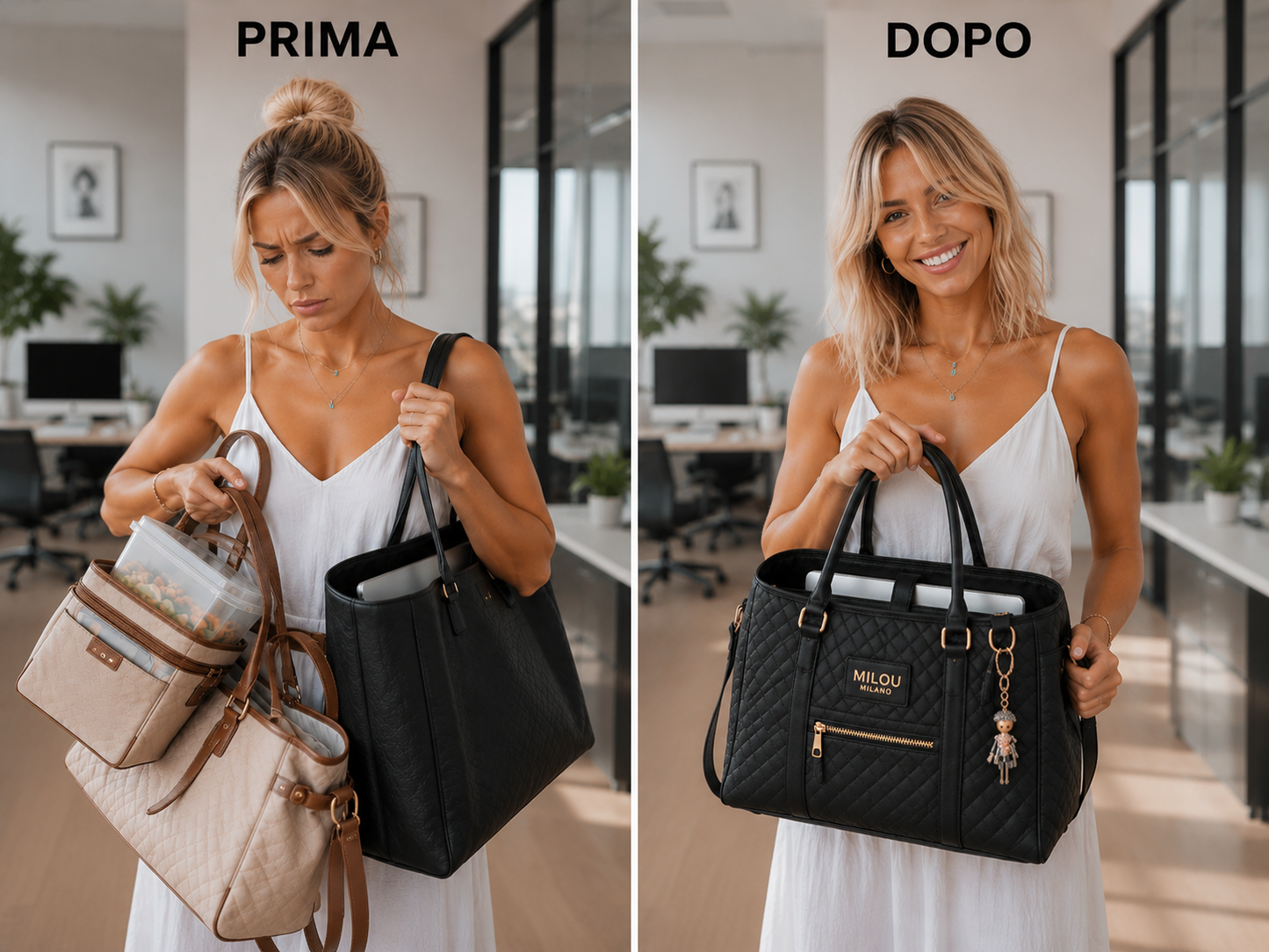 Milou Milano - OneBag™ 3 in 1 + Pochette e Tracolla in REGALO